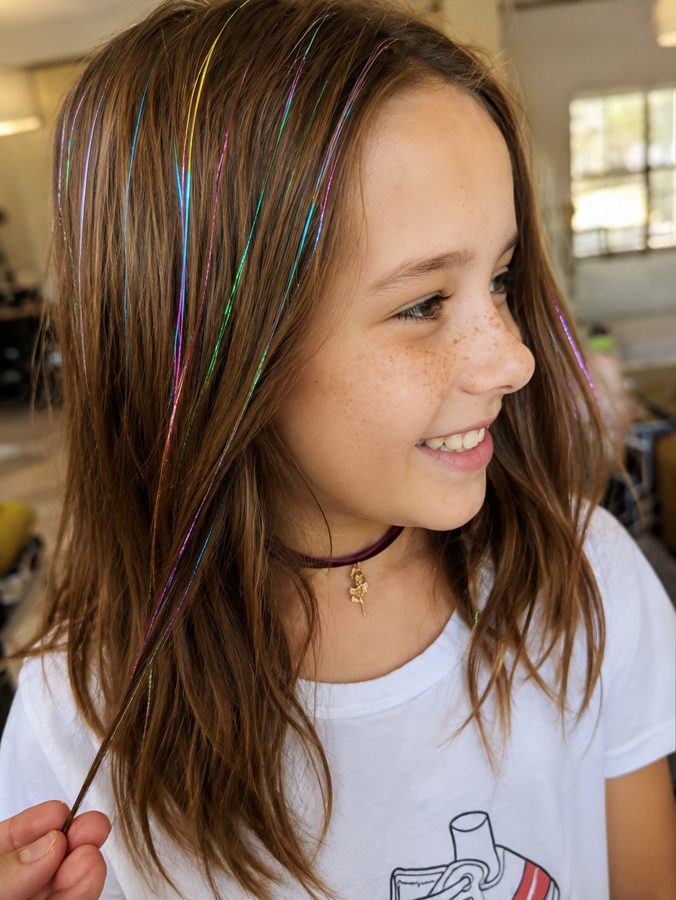 ILKIV ART hair tinsel work